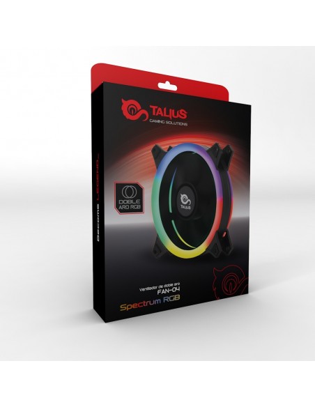 TALIUS ventilador caja FAN04 Spectrum doble aro retail 12cm