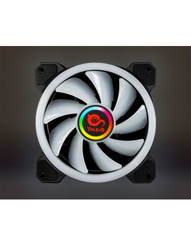 TALIUS Ventilador caja RGB Iris Spectrum 16Led 12cm (compatible sólo con caja Tal-Cronos)