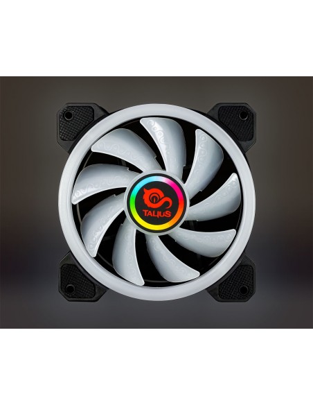 TALIUS Ventilador caja RGB Iris Spectrum 16Led 12cm (compatible sólo con caja Tal-Cronos)