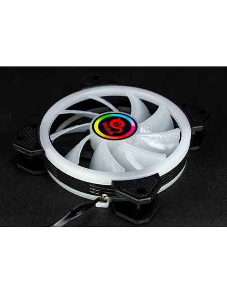 TALIUS Ventilador caja RGB Iris Spectrum 16Led 12cm (compatible sólo con caja Tal-Cronos)