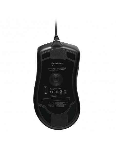 Sharkoon Skiller SGM2 ratón mano derecha USB tipo A Óptico 6400 DPI