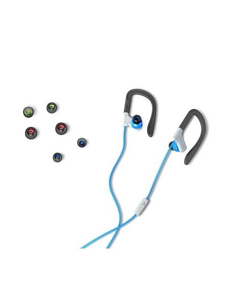 Energy Sistem 429332 auricular y casco Auriculares Alámbrico gancho de oreja, Dentro de oído Llamadas Música Azul