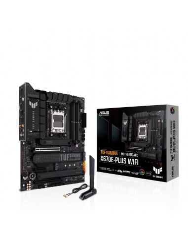 ASUS TUF GAMING X670E-PLUS WIFI AMD X670 Zócalo AM5 ATX