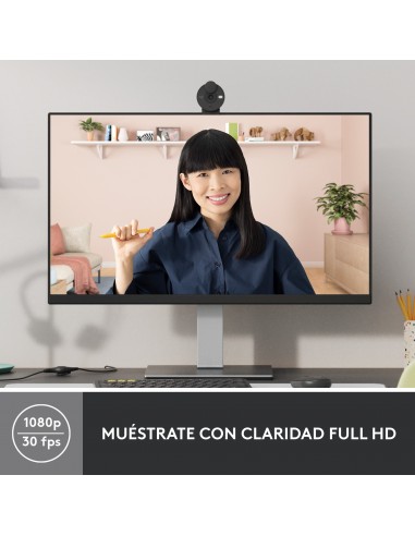 Logitech Brio 300 cámara web 2 MP 1920 x 1080 Pixeles USB-C Grafito
