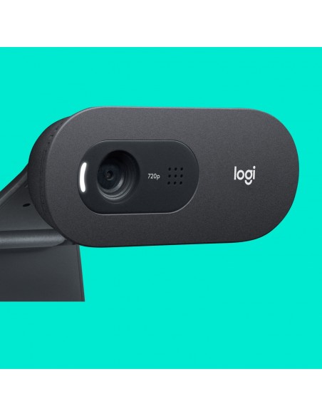 Logitech C505 HD cámara web 1280 x 720 Pixeles USB Negro