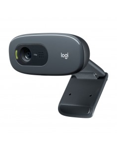 Logitech C270 HD cámara web 3 MP 1280 x 720 Pixeles USB 2.0 Negro