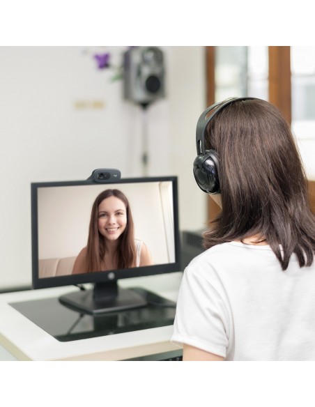 Logitech C270 HD cámara web 3 MP 1280 x 720 Pixeles USB 2.0 Negro