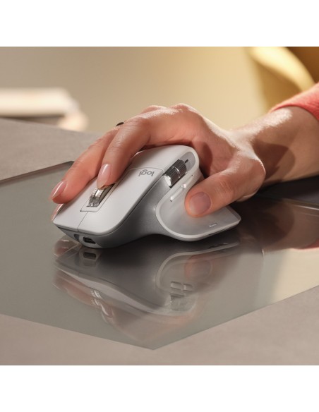 Logitech MX Master 3S ratón mano derecha RF Wireless + Bluetooth Laser 8000 DPI