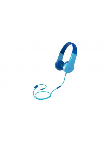 Motorola 253SMOTOJR200BLUE auricular y casco Auriculares Alámbrico Diadema Música Azul