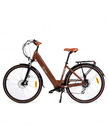 Youin BK2128O bicicleta eléctrica Marrón Aluminio 71,1 cm (28") 25,6 kg Ión de litio