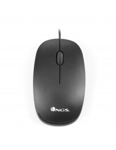 NGS Flame ratón mano derecha USB tipo A Óptico 1000 DPI 2