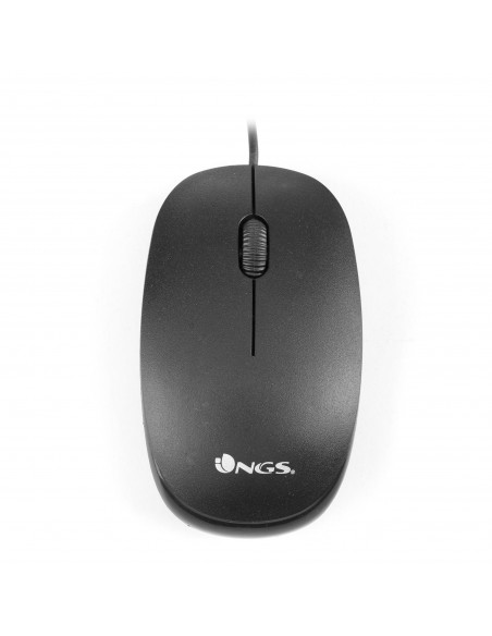 NGS Flame ratón mano derecha USB tipo A Óptico 1000 DPI