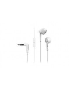 Panasonic RP-TCM55E Auriculares Alámbrico Dentro de oído Llamadas Música Blanco