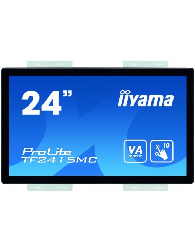 iiyama ProLite TF2415MC-B2 pantalla para PC 60,5 cm (23.8") 1920 x 1080 Pixeles Full HD VA Pantalla táctil Multi-usuario Negro