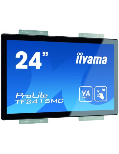 iiyama ProLite TF2415MC-B2 pantalla para PC 60,5 cm (23.8") 1920 x 1080 Pixeles Full HD VA Pantalla táctil Multi-usuario Negro