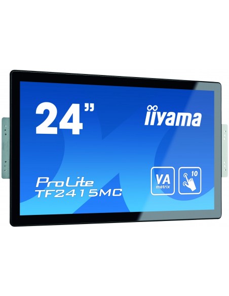 iiyama ProLite TF2415MC-B2 pantalla para PC 60,5 cm (23.8") 1920 x 1080 Pixeles Full HD VA Pantalla táctil Multi-usuario Negro