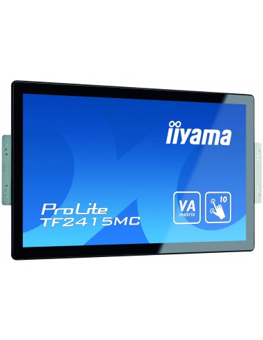 iiyama ProLite TF2415MC-B2 pantalla para PC 60,5 cm (23.8") 1920 x 1080 Pixeles Full HD VA Pantalla táctil Multi-usuario Negro
