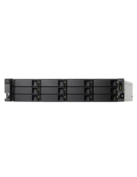 QNAP TL-R1200C-RP caja para disco duro externo Carcasa de disco duro SSD Negro, Gris 2.5 3.5"