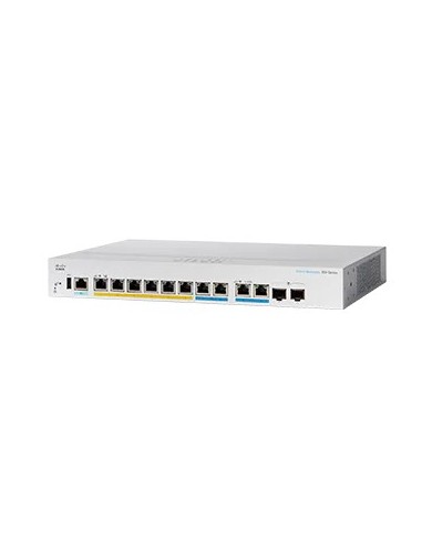 Cisco CBS350 Gestionado L3 Gigabit Ethernet (10 100 1000) Energía sobre Ethernet (PoE) 1U Negro, Gris