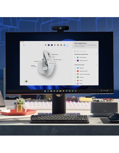 Logitech MX Master 3S ratón mano derecha RF Wireless + Bluetooth Laser 8000 DPI