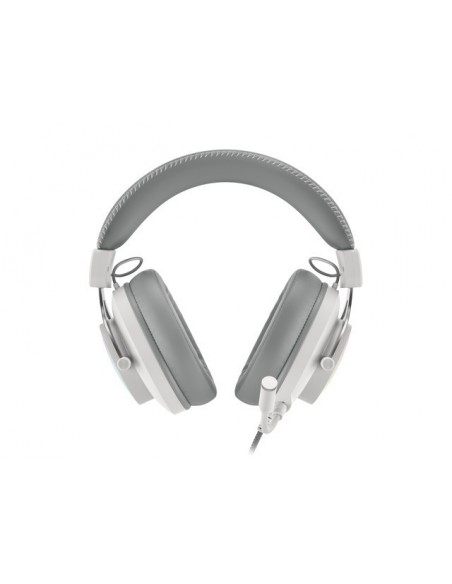 GENESIS NSG-1870 auricular y casco Auriculares Alámbrico Diadema Juego USB tipo A Gris, Blanco
