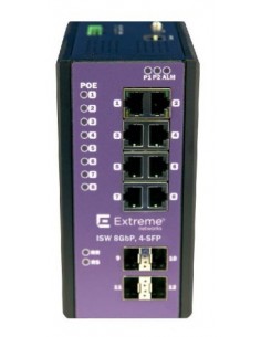 Extreme networks 16804 switch Gestionado L2 Gigabit Ethernet (10 100 1000) Energía sobre Ethernet (PoE) Negro, Lila