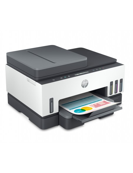 HP Smart Tank Impresora multifunción 7305, Color, Impresora para Home y Home Office, Impresión, escaneado, copia, AAD y Wi-Fi,