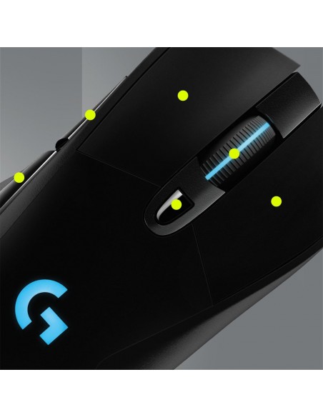 Logitech G G703 Lightspeed ratón mano derecha RF inalámbrico Óptico 25600 DPI