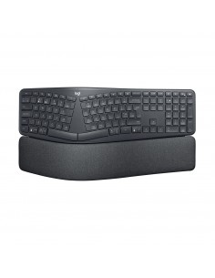Logitech Ergo K860 teclado RF Wireless + Bluetooth Internacional de EE.UU. Grafito 2