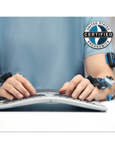 Logitech Ergo K860 teclado RF Wireless + Bluetooth Internacional de EE.UU. Grafito