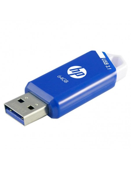 PNY x755w Triple Pack unidad flash USB 64 GB USB tipo A 3.2 Gen 1 (3.1 Gen 1) Azul, Blanco