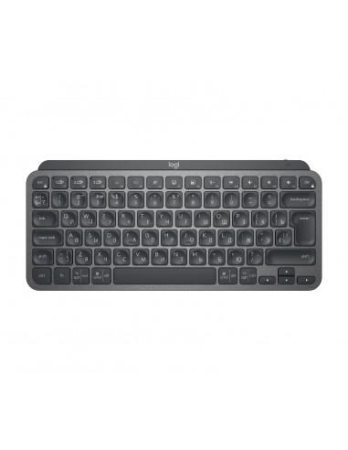 Logitech MX Keys Mini teclado RF Wireless + Bluetooth QWERTY Ruso Grafito