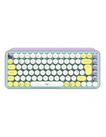 Logitech POP Keys Wireless Mechanical Keyboard With Emoji Keys teclado Bluetooth QWERTY Inglés Color menta