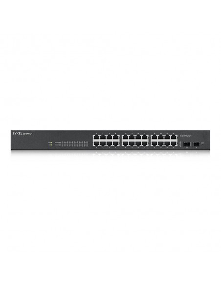 Zyxel GS-1900-24 v2 Gestionado L2 Gigabit Ethernet (10 100 1000) 1U Negro