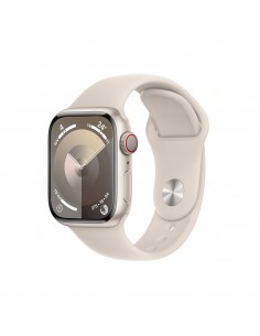 Apple Watch Series 9 41 mm Digital 352 x 430 Pixeles Pantalla táctil 4G Beige Wifi GPS (satélite)