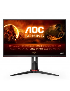 AOC Q27G2S EU pantalla para PC 68,6 cm (27") 2560 x 1440 Pixeles Quad HD LED Negro, Rojo