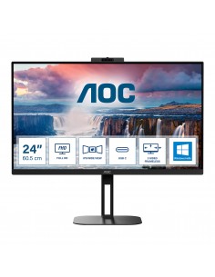 AOC V5 24V5CW pantalla para PC 60,5 cm (23.8") 1920 x 1080 Pixeles Full HD LED Negro