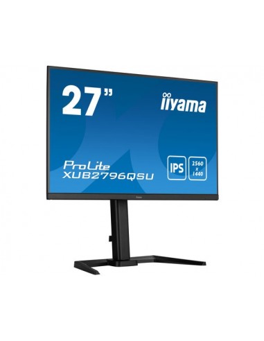 iiyama ProLite XUB2796QSU-B5 pantalla para PC 68,6 cm (27") 2560 x 1440 Pixeles Wide Quad HD LED Negro
