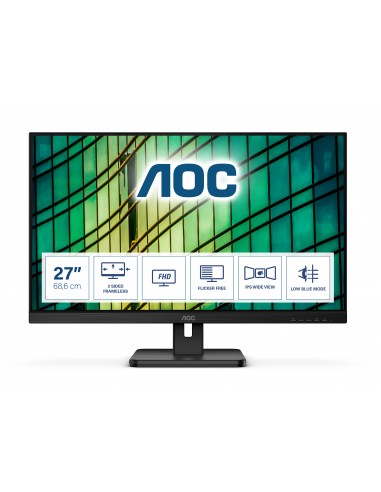 AOC E2 27E2QAE pantalla para PC 68,6 cm (27") 1920 x 1080 Pixeles Full HD LCD Negro