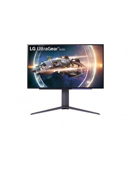 LG 27GR95QE-B pantalla para PC 67,3 cm (26.5") 2560 x 1440 Pixeles Quad HD OLED Gris