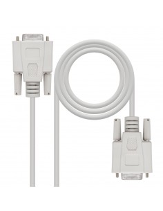 Nanocable CABLE SERIE NULL MODEM, DB9 H-DB9 H, 1.8 M