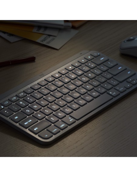 Logitech Mx Keys Mini For Business teclado RF Wireless + Bluetooth QWERTY Inglés Grafito