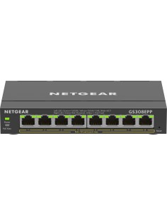 NETGEAR 8-Port Gigabit Ethernet High-Power PoE+ Plus Switch (GS308EPP) Gestionado L2 L3 Gigabit Ethernet (10 100 1000) Energía