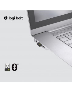 Logitech Lift for Business ratón mano derecha RF Wireless + Bluetooth Óptico 4000 DPI 2