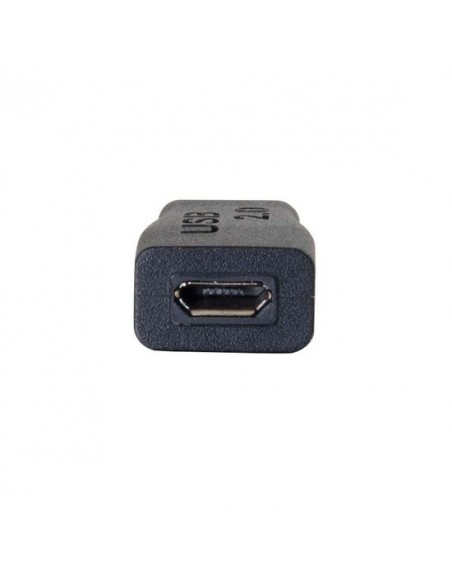 C2G Convertidor adaptador M H USB 2.0 USB-C® a USB Micro-B, negro