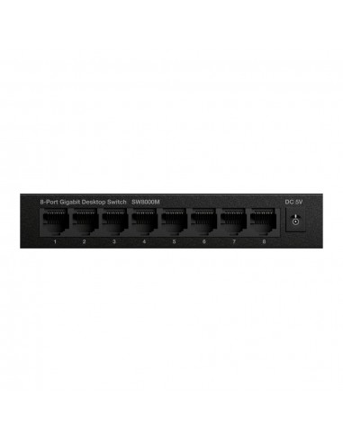 Strong SW8000M switch Gigabit Ethernet (10 100 1000) Negro