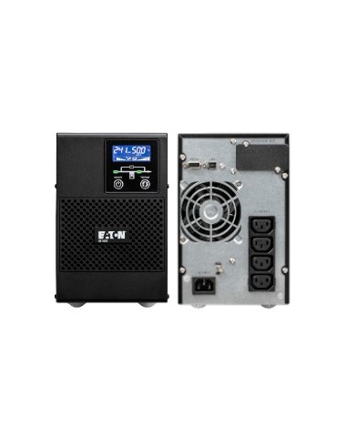 Eaton 9E sistema de alimentación ininterrumpida (UPS) Doble conversión (en línea) 1 kVA 800 W 4 salidas AC
