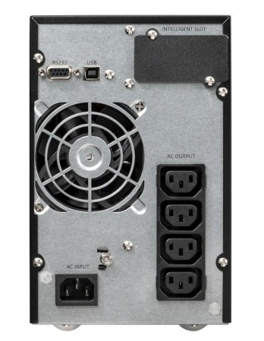 Eaton 9E sistema de alimentación ininterrumpida (UPS) Doble conversión (en línea) 1 kVA 800 W 4 salidas AC