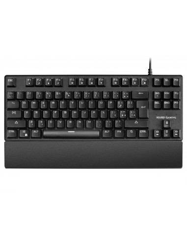 Mars Gaming MKXTKLBPT Teclado Mecánico Ultra-compacto TKL RGB Reposamuñecas Switch OUTEMU SQ Azul Idioma Portugués
