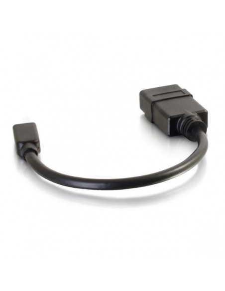 C2G 80510 adaptador de cable de vídeo 0,2 m Micro-HDMI HDMI Negro